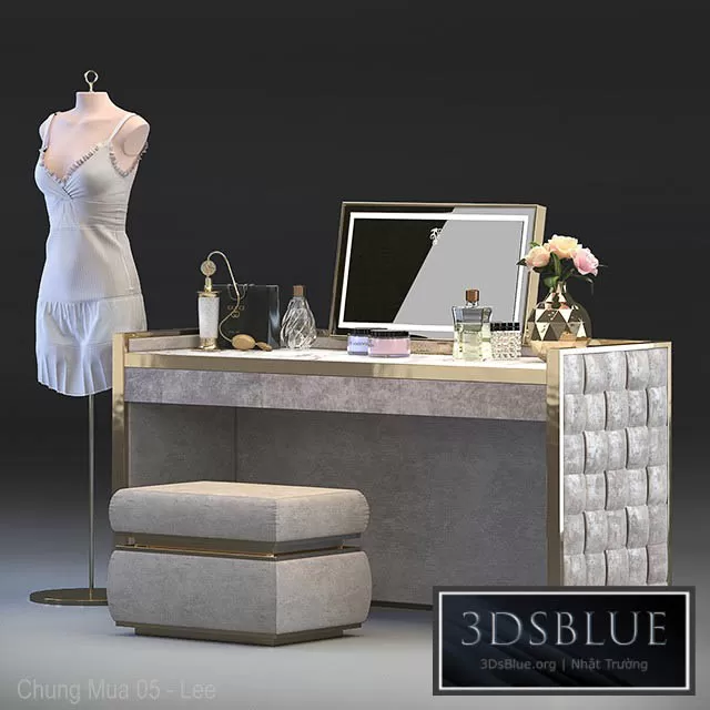 FURNITURE – DRESSING TABLE – 3DSKY Models – 7259