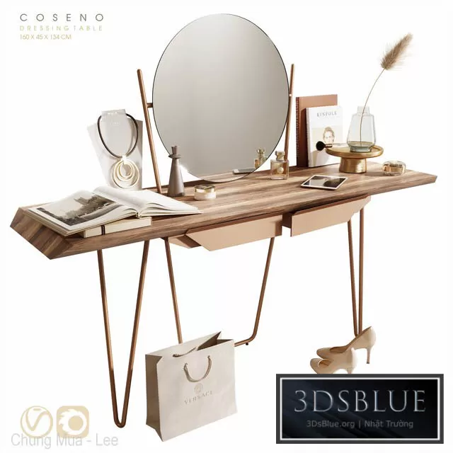 FURNITURE – DRESSING TABLE – 3DSKY Models – 7278