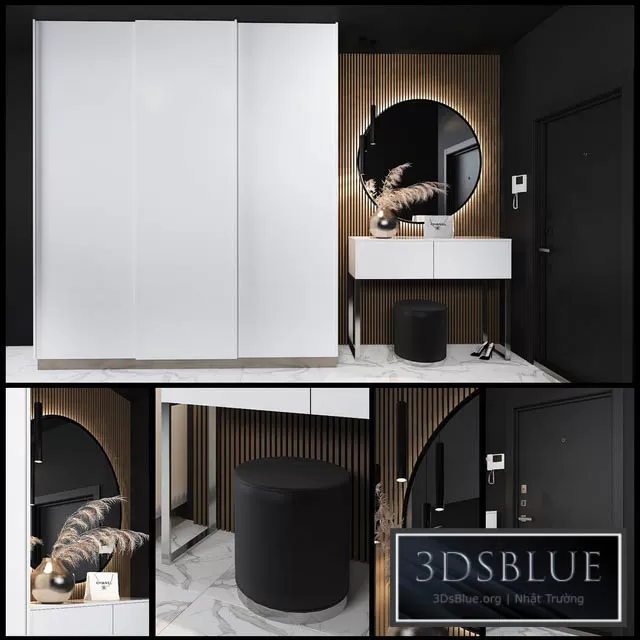 FURNITURE – HALLWAY – 3DSKY Models – 7365