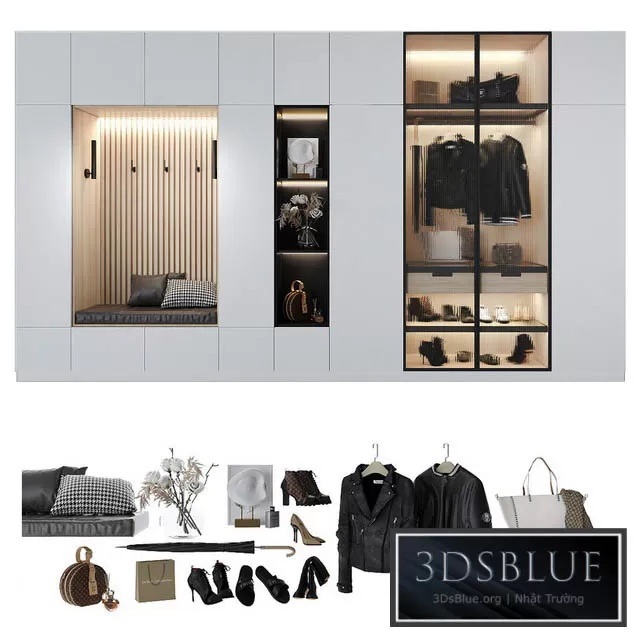 FURNITURE – HALLWAY – 3DSKY Models – 7399