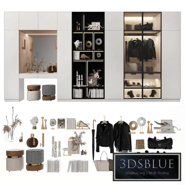 FURNITURE – HALLWAY – 3DSKY Models – 7402