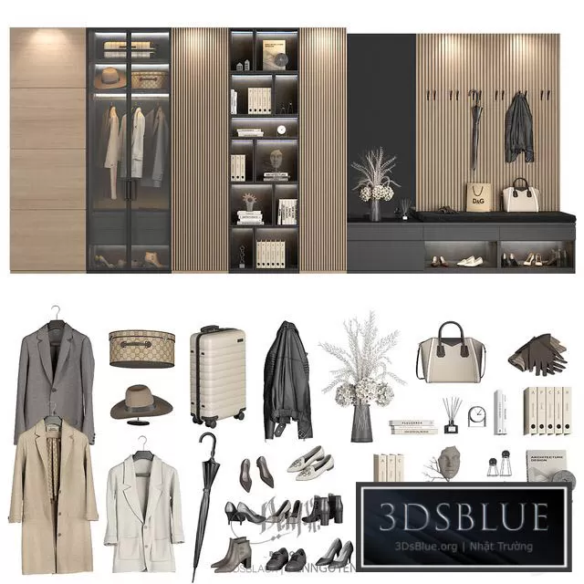 FURNITURE – HALLWAY – 3DSKY Models – 7435