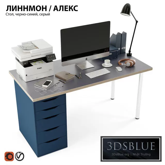FURNITURE – OFFICE FURNITURE – 3DSKY Models – 7521