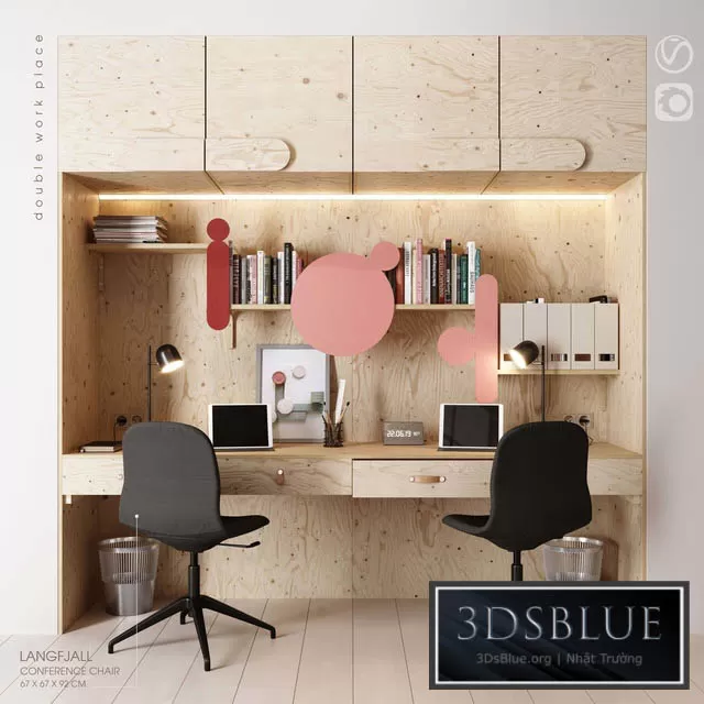 FURNITURE – OFFICE FURNITURE – 3DSKY Models – 7538