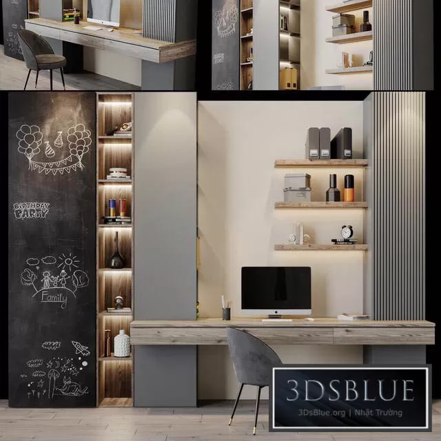 FURNITURE – OFFICE FURNITURE – 3DSKY Models – 7586