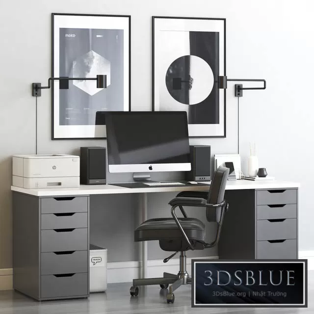 FURNITURE – OFFICE FURNITURE – 3DSKY Models – 7618