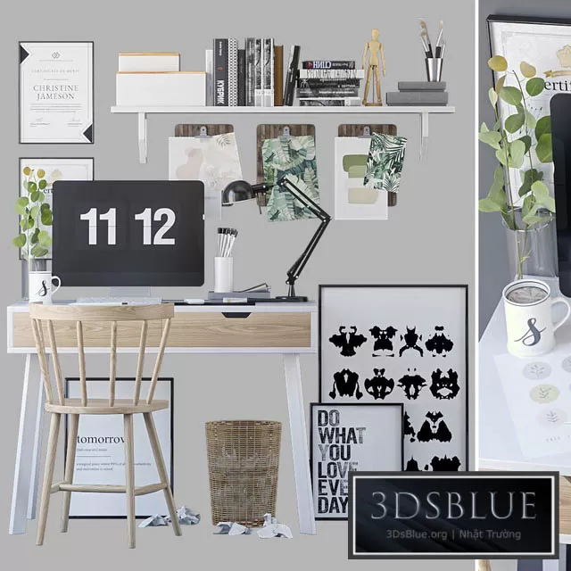 FURNITURE – OFFICE FURNITURE – 3DSKY Models – 7639