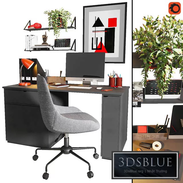 FURNITURE – OFFICE FURNITURE – 3DSKY Models – 7643