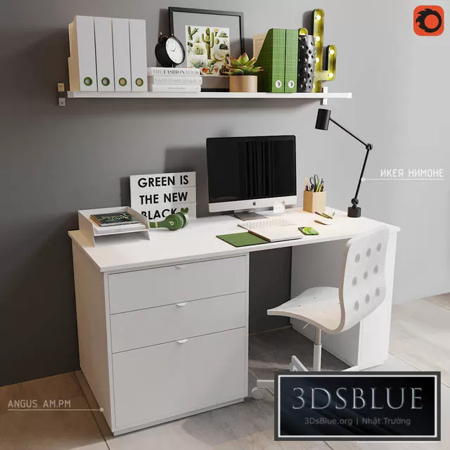 FURNITURE – OFFICE FURNITURE – 3DSKY Models – 7644