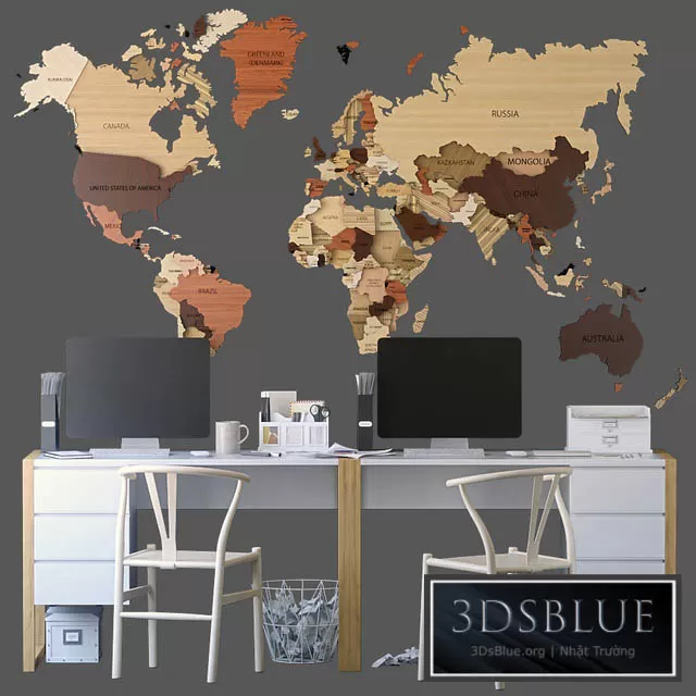 FURNITURE – OFFICE FURNITURE – 3DSKY Models – 7648