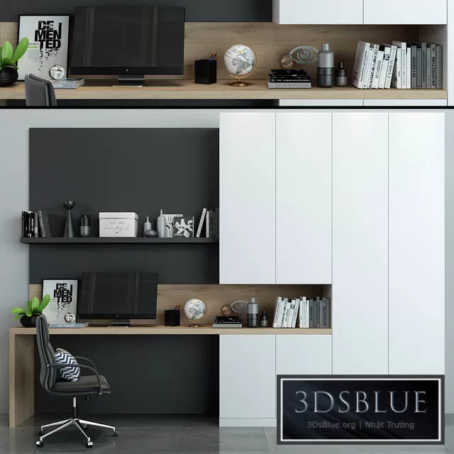 FURNITURE – OFFICE FURNITURE – 3DSKY Models – 7661