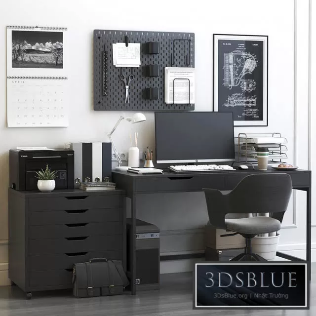 FURNITURE – OFFICE FURNITURE – 3DSKY Models – 7712