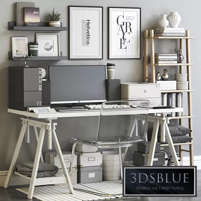 FURNITURE – OFFICE FURNITURE – 3DSKY Models – 7816