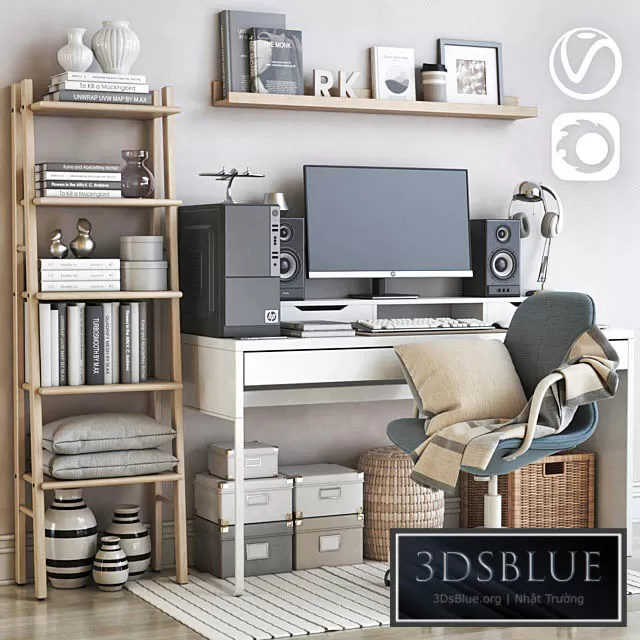 FURNITURE – OFFICE FURNITURE – 3DSKY Models – 7819