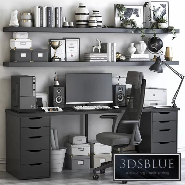 FURNITURE – OFFICE FURNITURE – 3DSKY Models – 7826