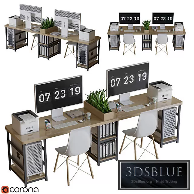 FURNITURE – OFFICE FURNITURE – 3DSKY Models – 7829