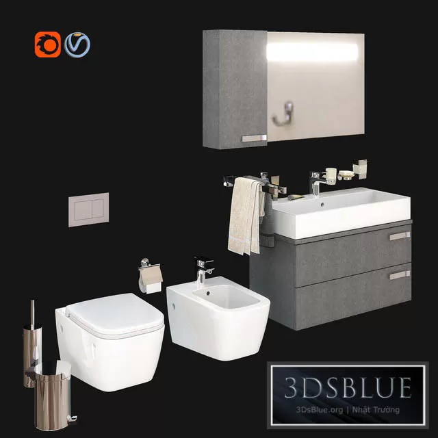 BATHROOM – ACCESSORIES – 3DSKY Models – 825 BATHROOM – ACCESSORIES – 3DSKY Models – 825