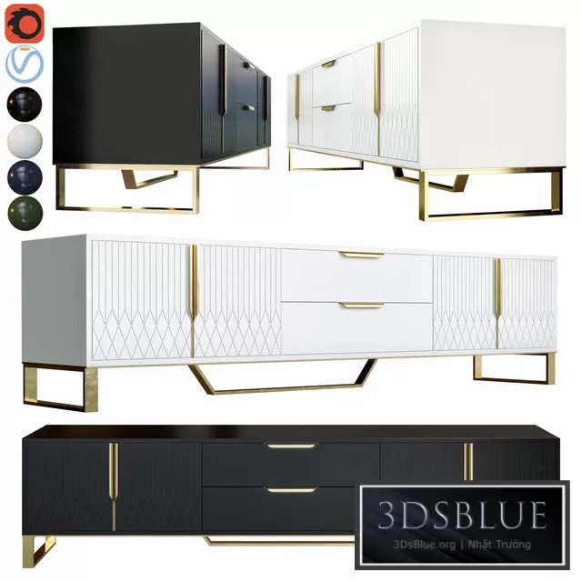 FURNITURE – SIDEBOARD & CHEST – 3DSKY Models – 8804 FURNITURE – SIDEBOARD & CHEST – 3DSKY Models – 8804