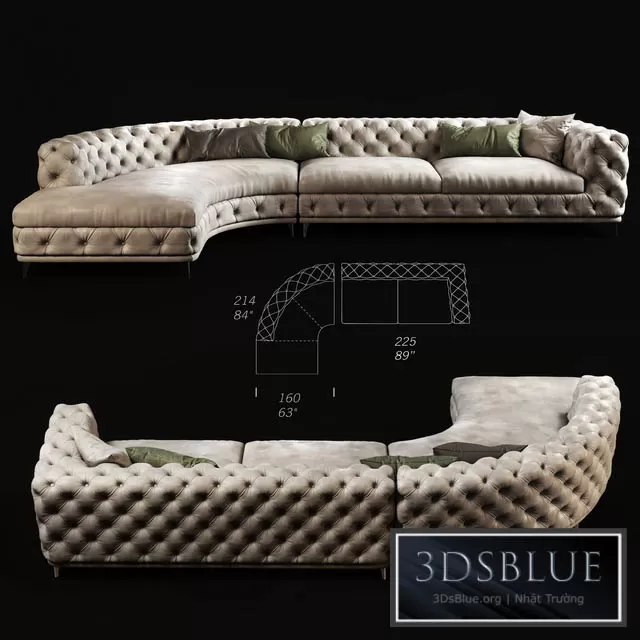 FURNITURE – SOFA – 3DSKY Models – 9018 FURNITURE – SOFA – 3DSKY Models – 9018