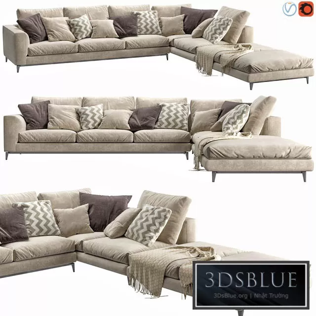 FURNITURE – SOFA – 3DSKY Models – 9096