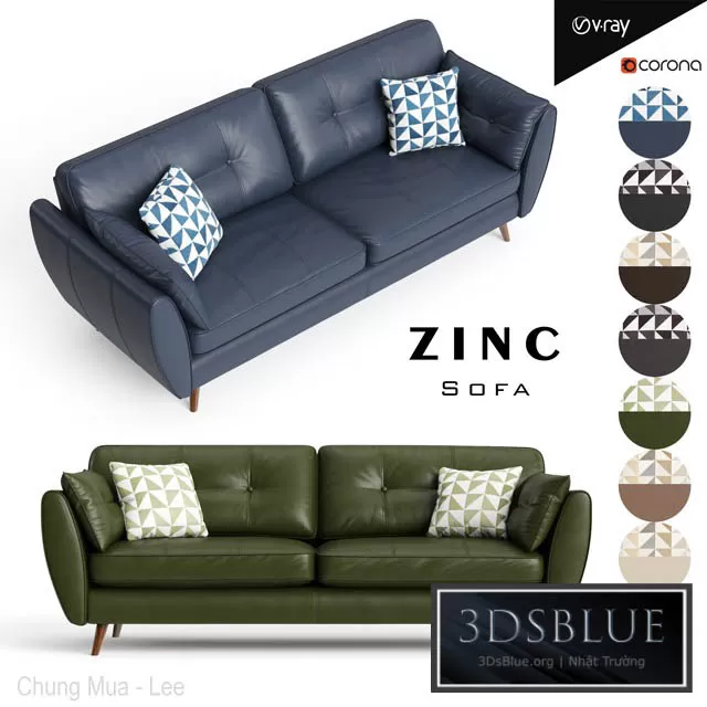 FURNITURE – SOFA – 3DSKY Models – 9119