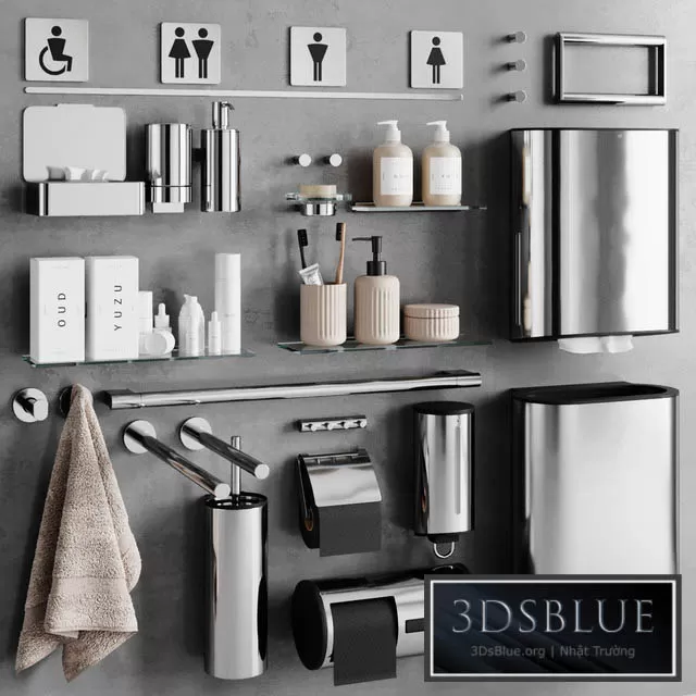 BATHROOM – ACCESSORIES – 3DSKY Models – 923 BATHROOM – ACCESSORIES – 3DSKY Models – 923