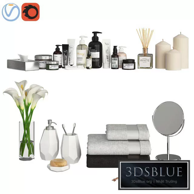 BATHROOM – ACCESSORIES – 3DSKY Models – 937 BATHROOM – ACCESSORIES – 3DSKY Models – 937