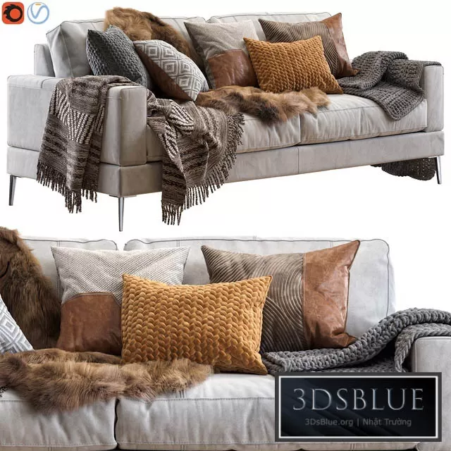 FURNITURE – SOFA – 3DSKY Models – 9501