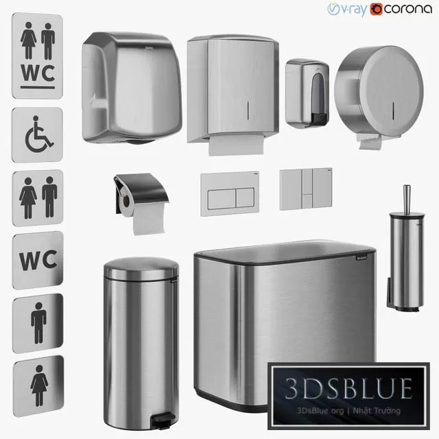 BATHROOM – ACCESSORIES – 3DSKY Models – 953 BATHROOM – ACCESSORIES – 3DSKY Models – 953