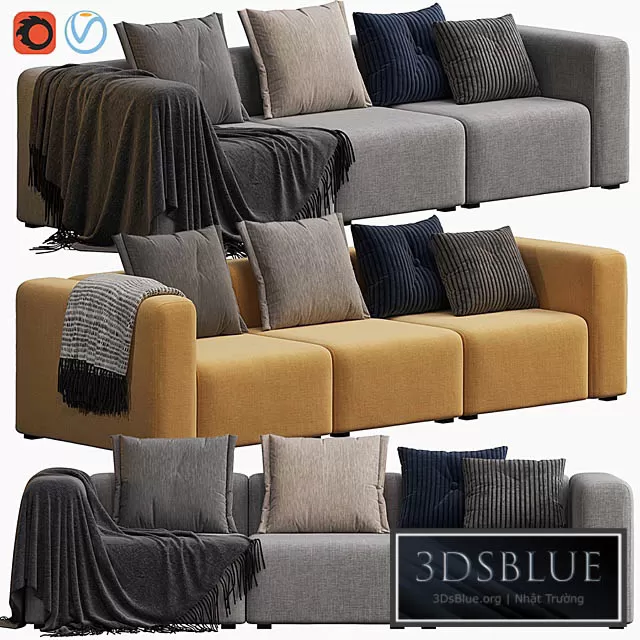 FURNITURE – SOFA – 3DSKY Models – 9597