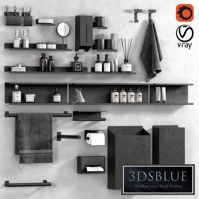 BATHROOM – ACCESSORIES – 3DSKY Models – 985 BATHROOM – ACCESSORIES – 3DSKY Models – 985