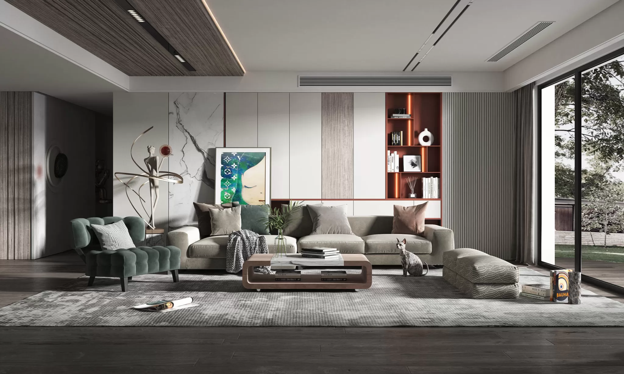 INTERIOR 3D SCENES – SIMPLE STYLE – 0002