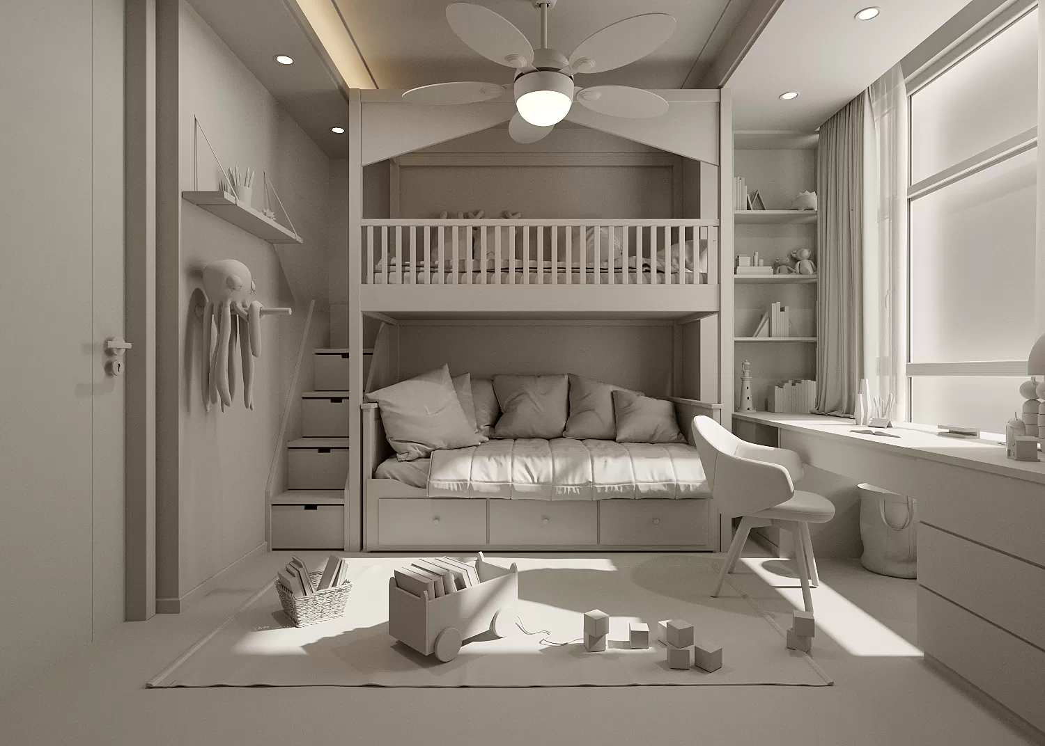 INTERIOR 3D SCENES – SIMPLE STYLE – 0006