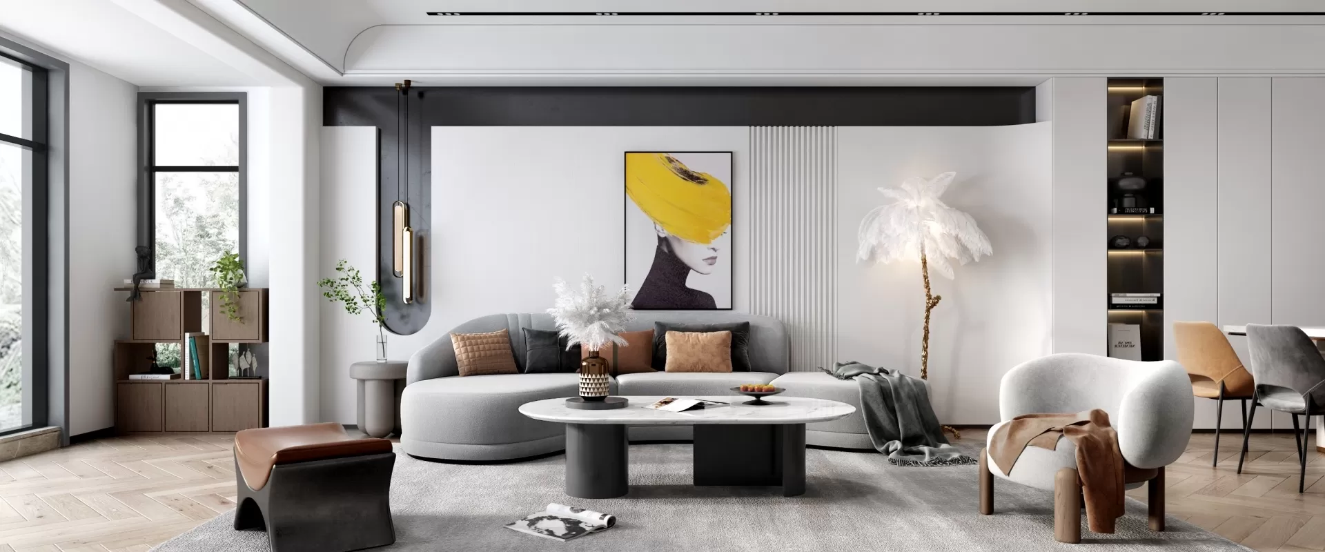 INTERIOR 3D SCENES – SIMPLE STYLE – 0012