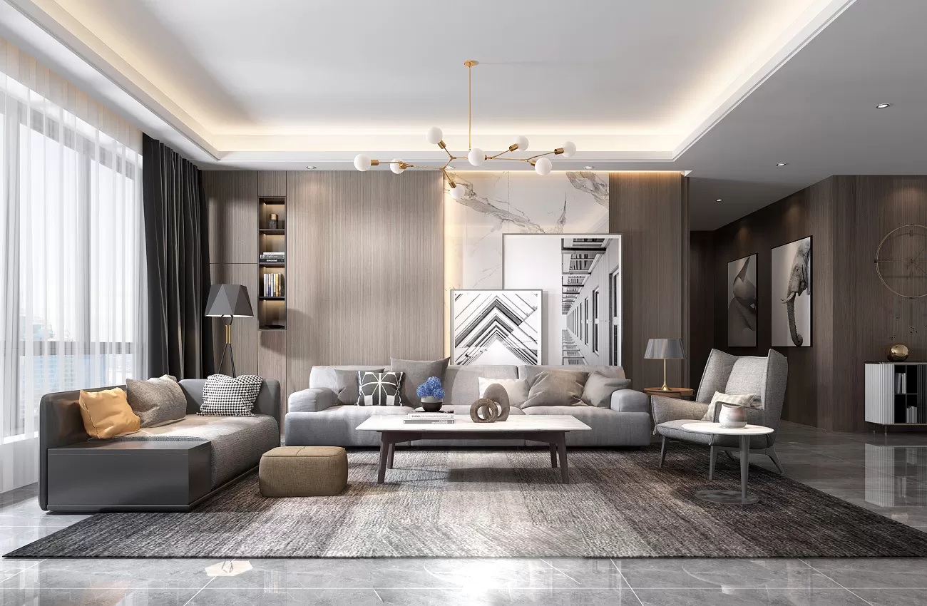 INTERIOR 3D SCENES – SIMPLE STYLE – 0014