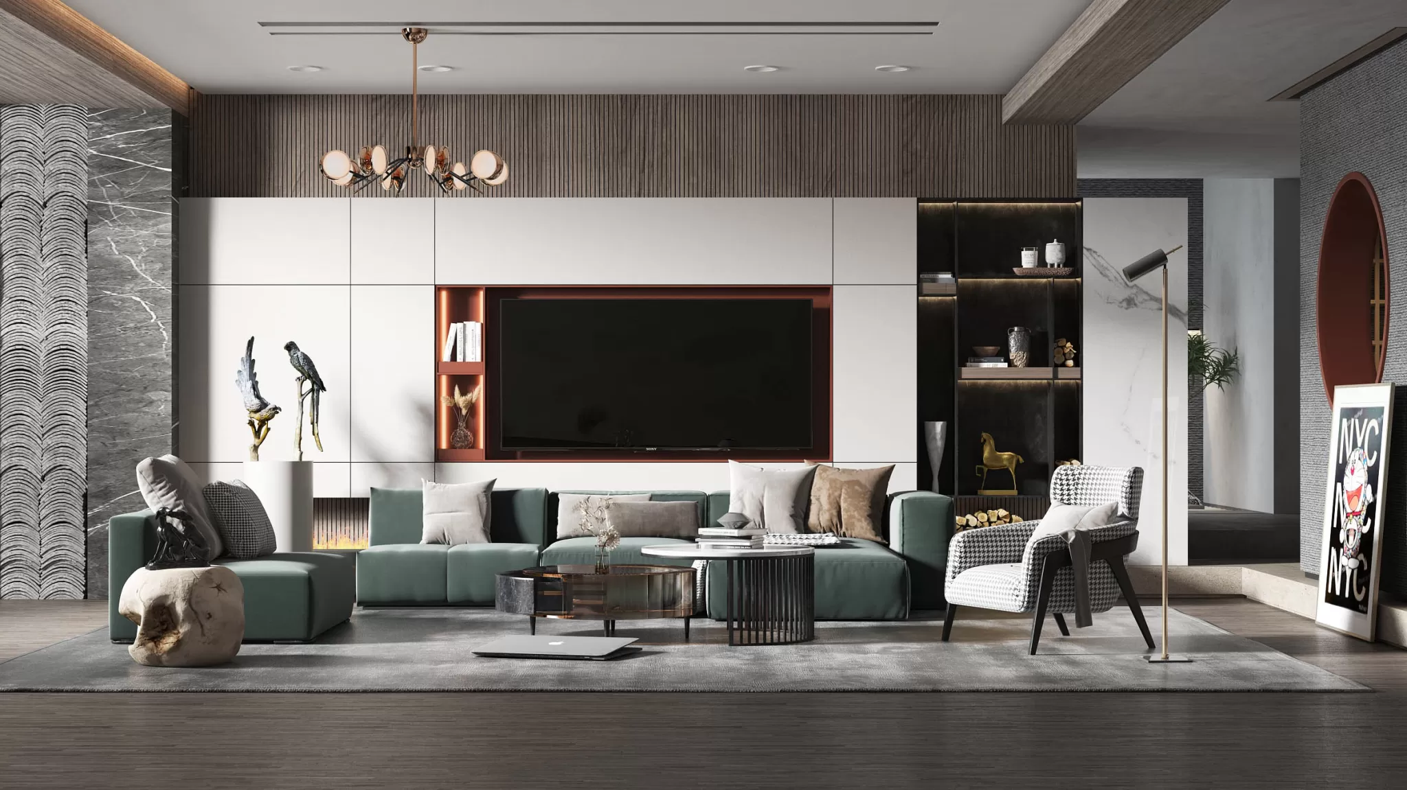 INTERIOR 3D SCENES – SIMPLE STYLE – 0019