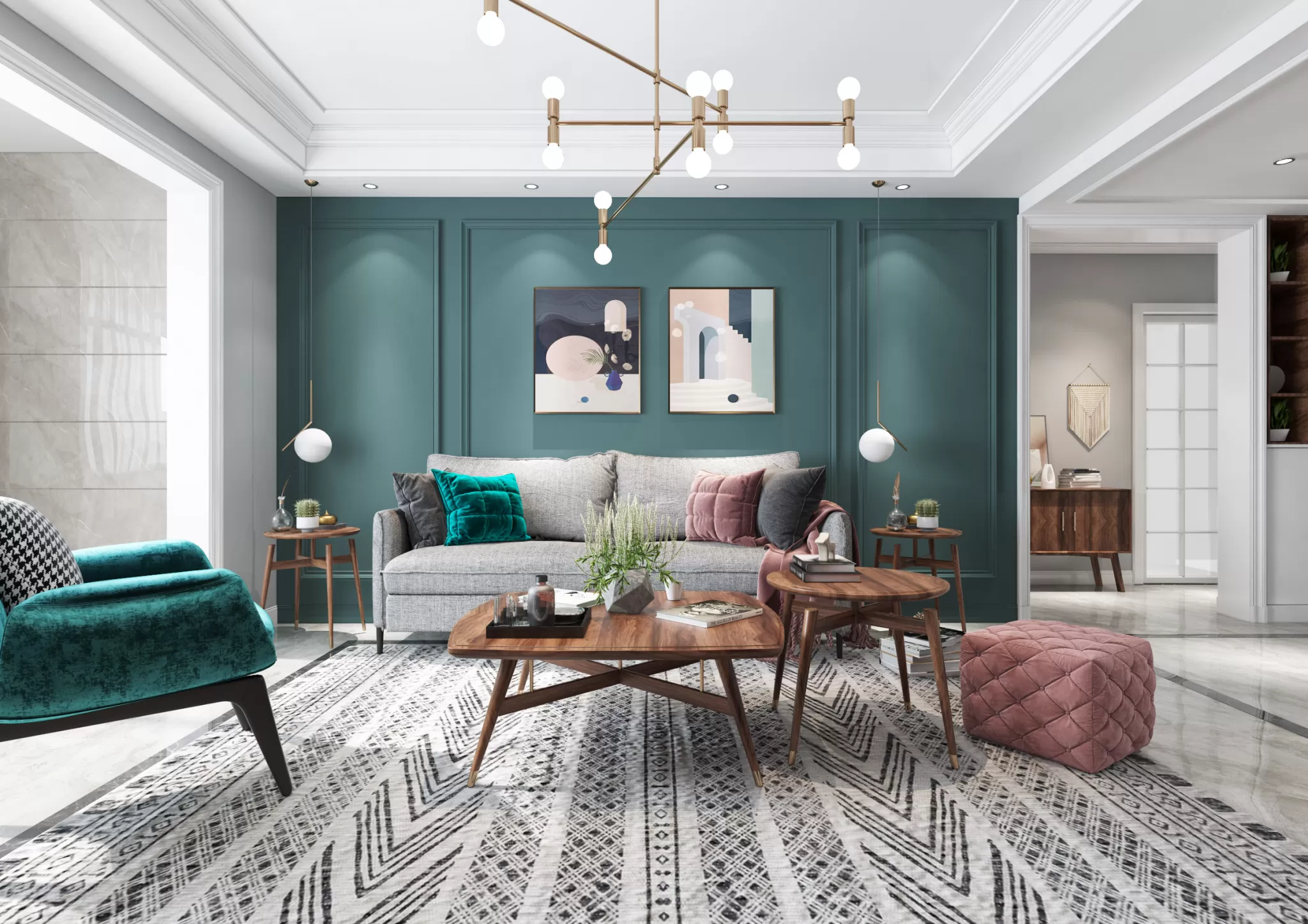 INTERIOR 3D SCENES – SIMPLE STYLE – 0028