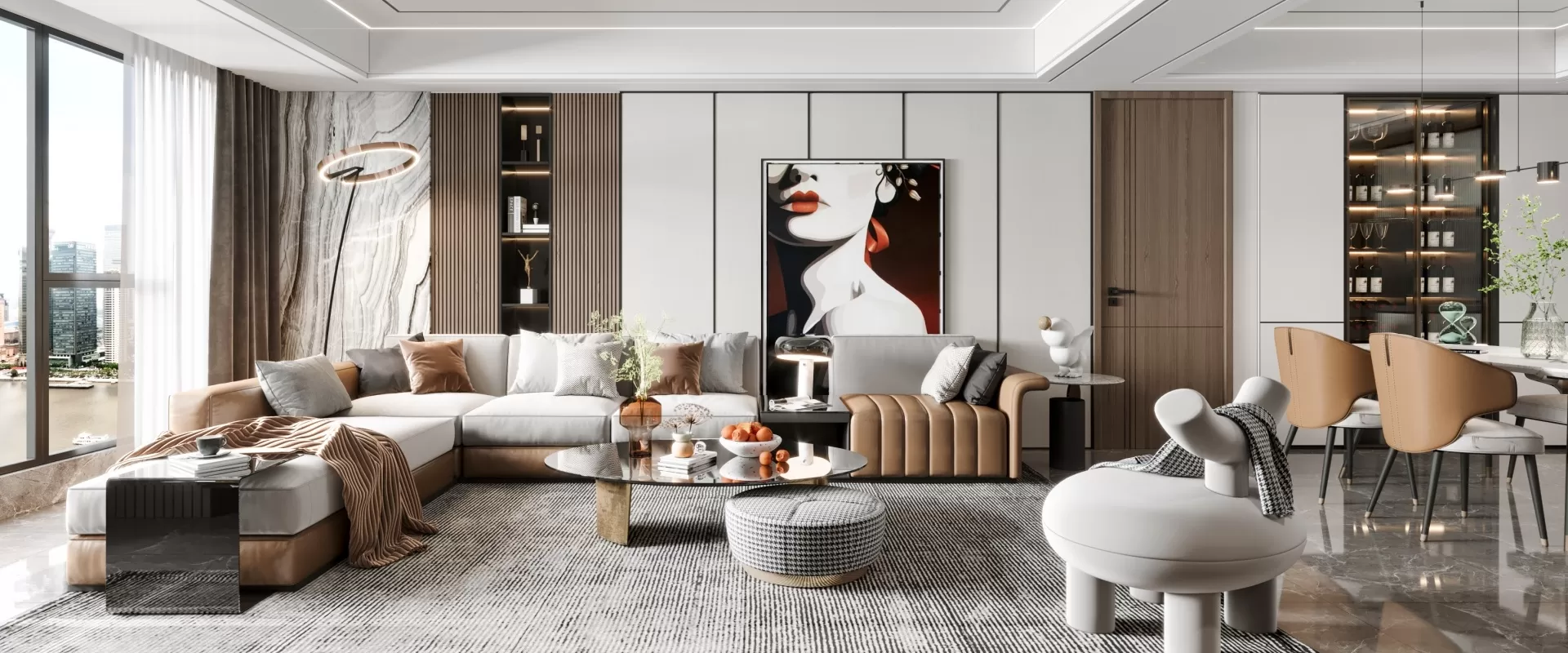 INTERIOR 3D SCENES – SIMPLE STYLE – 0036