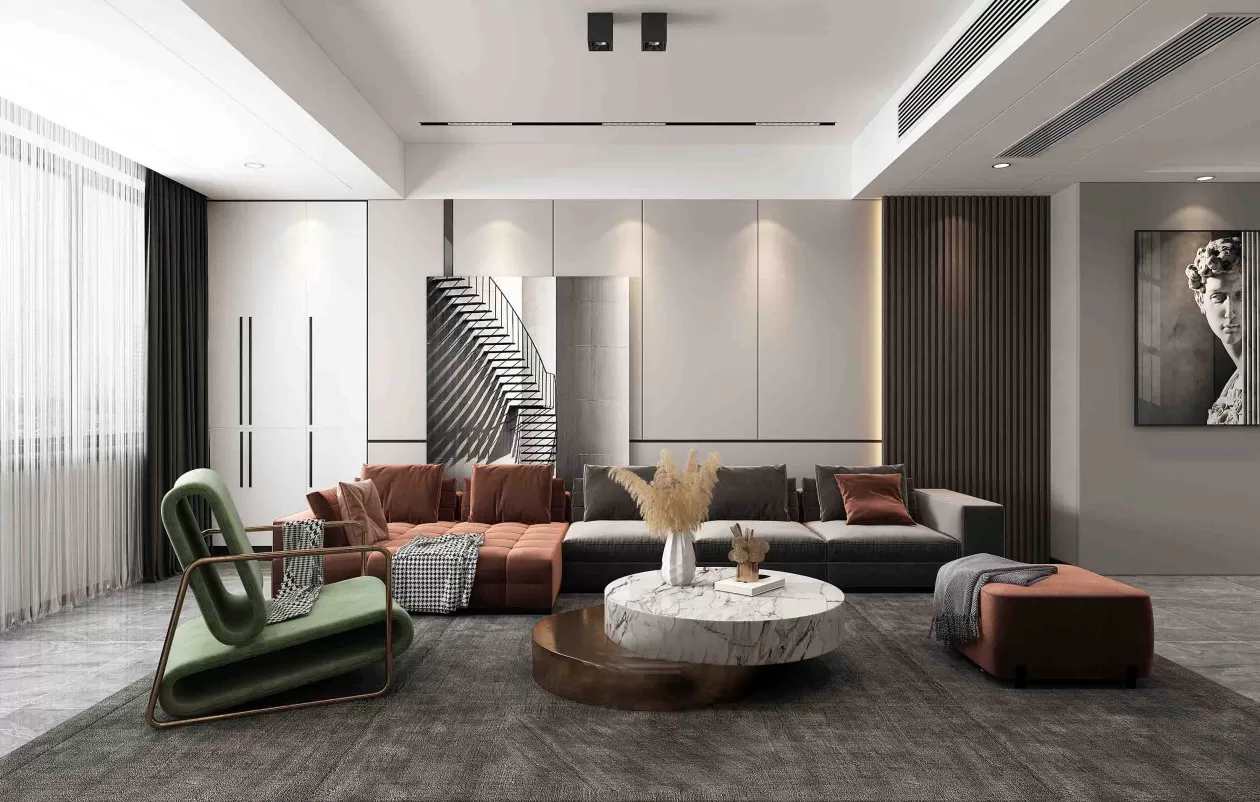 INTERIOR 3D SCENES – SIMPLE STYLE – 0042