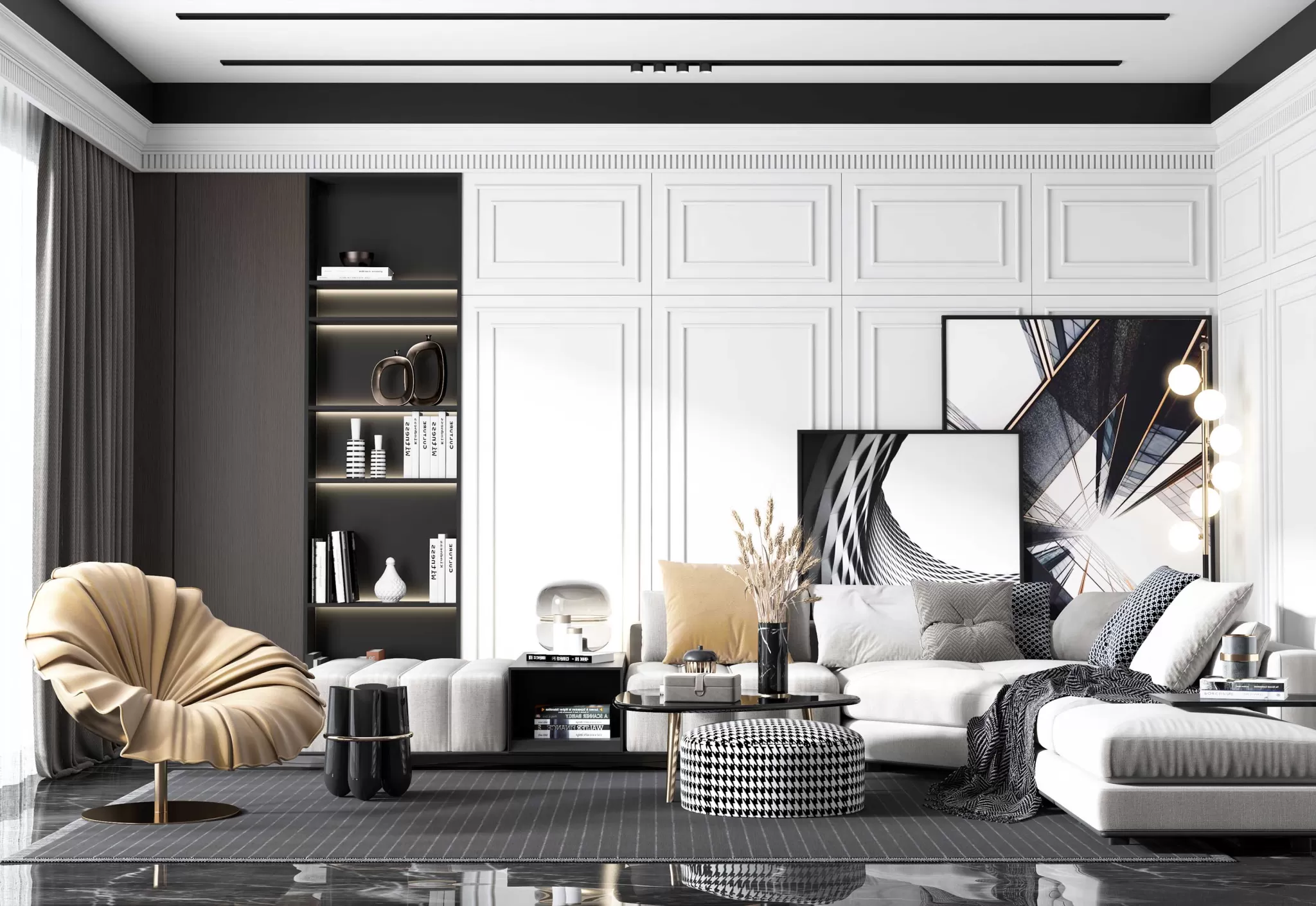 INTERIOR 3D SCENES – SIMPLE STYLE – 0051