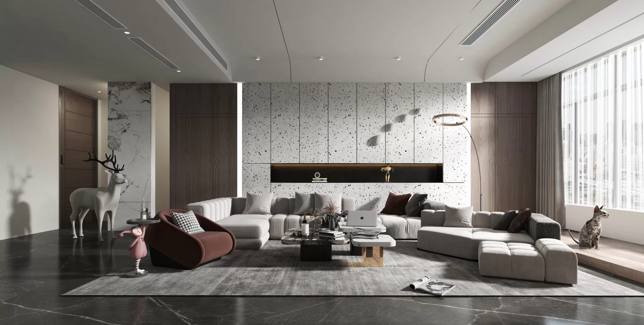 INTERIOR 3D SCENES – SIMPLE STYLE – 0052