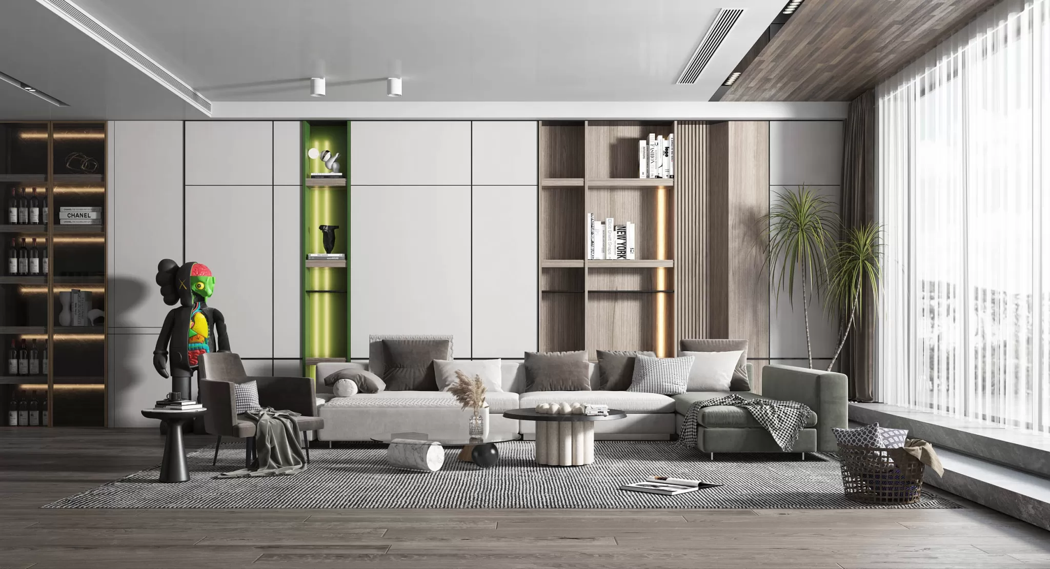 INTERIOR 3D SCENES – SIMPLE STYLE – 0054