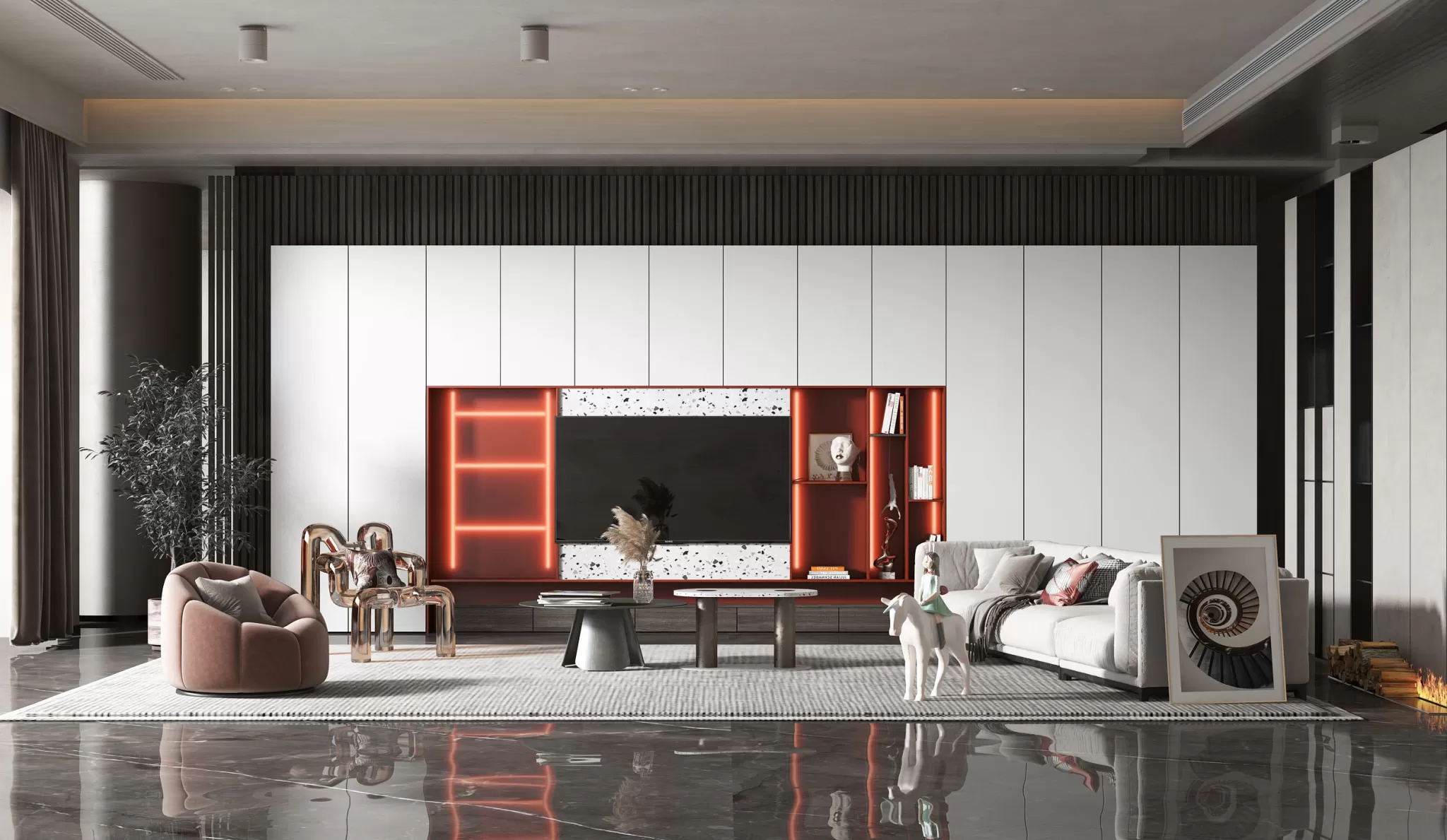 INTERIOR 3D SCENES – SIMPLE STYLE – 0057