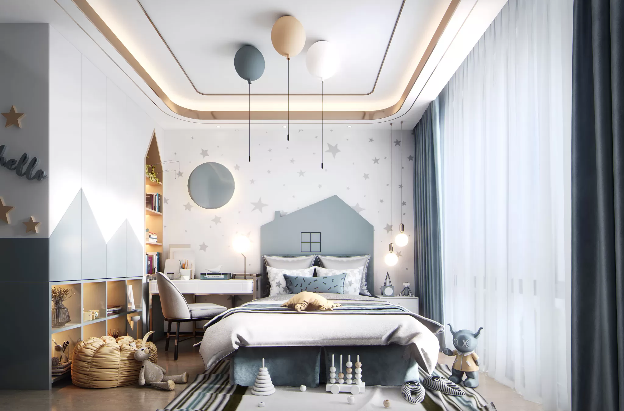 INTERIOR 3D SCENES – SIMPLE STYLE – 0071