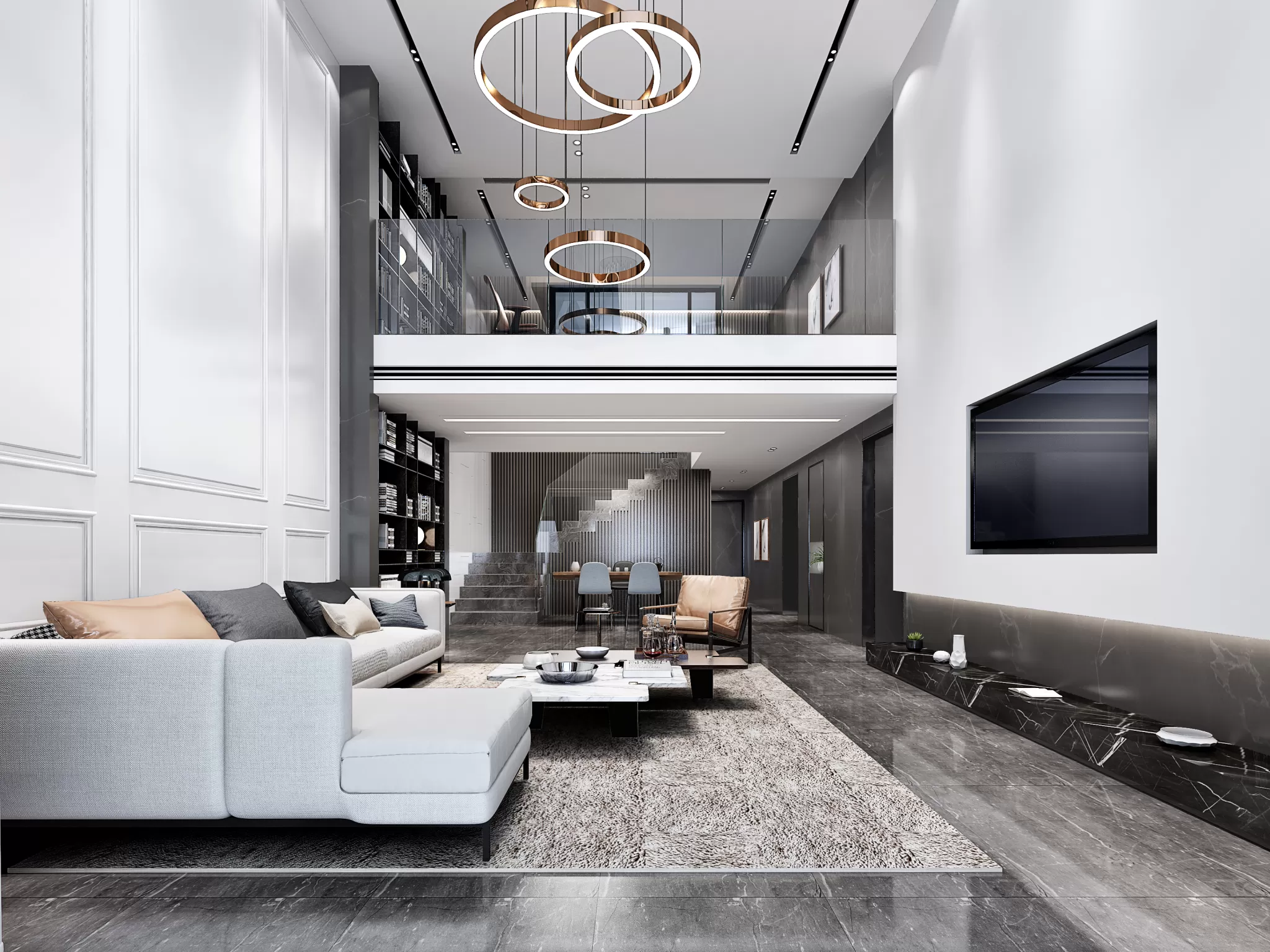 INTERIOR 3D SCENES – SIMPLE STYLE – 0074