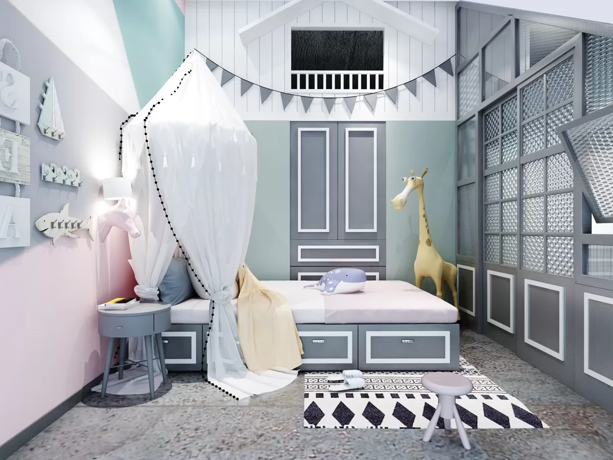 INTERIOR 3D SCENES – SIMPLE STYLE – 0080