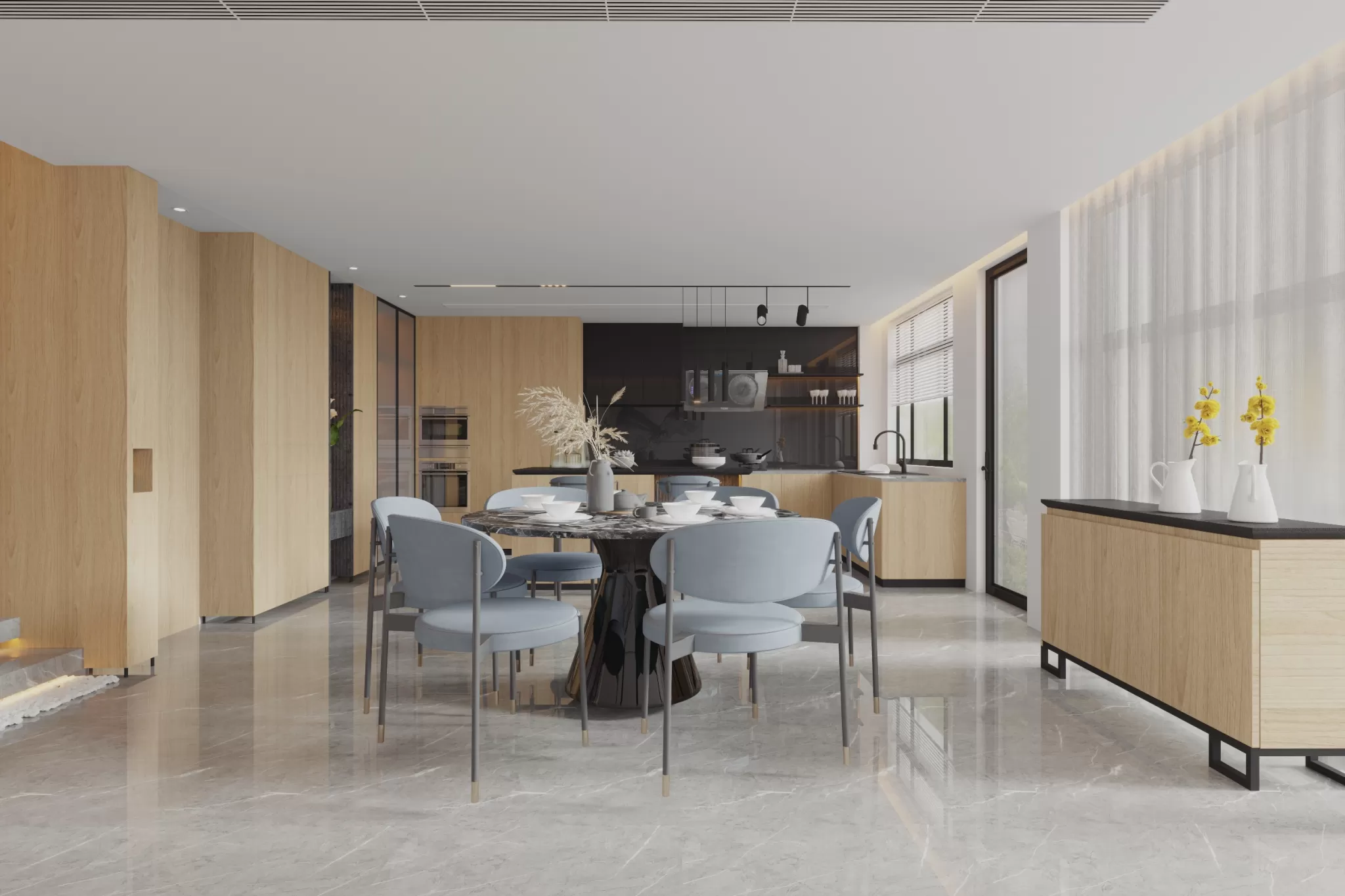 INTERIOR 3D SCENES – SIMPLE STYLE – 0085