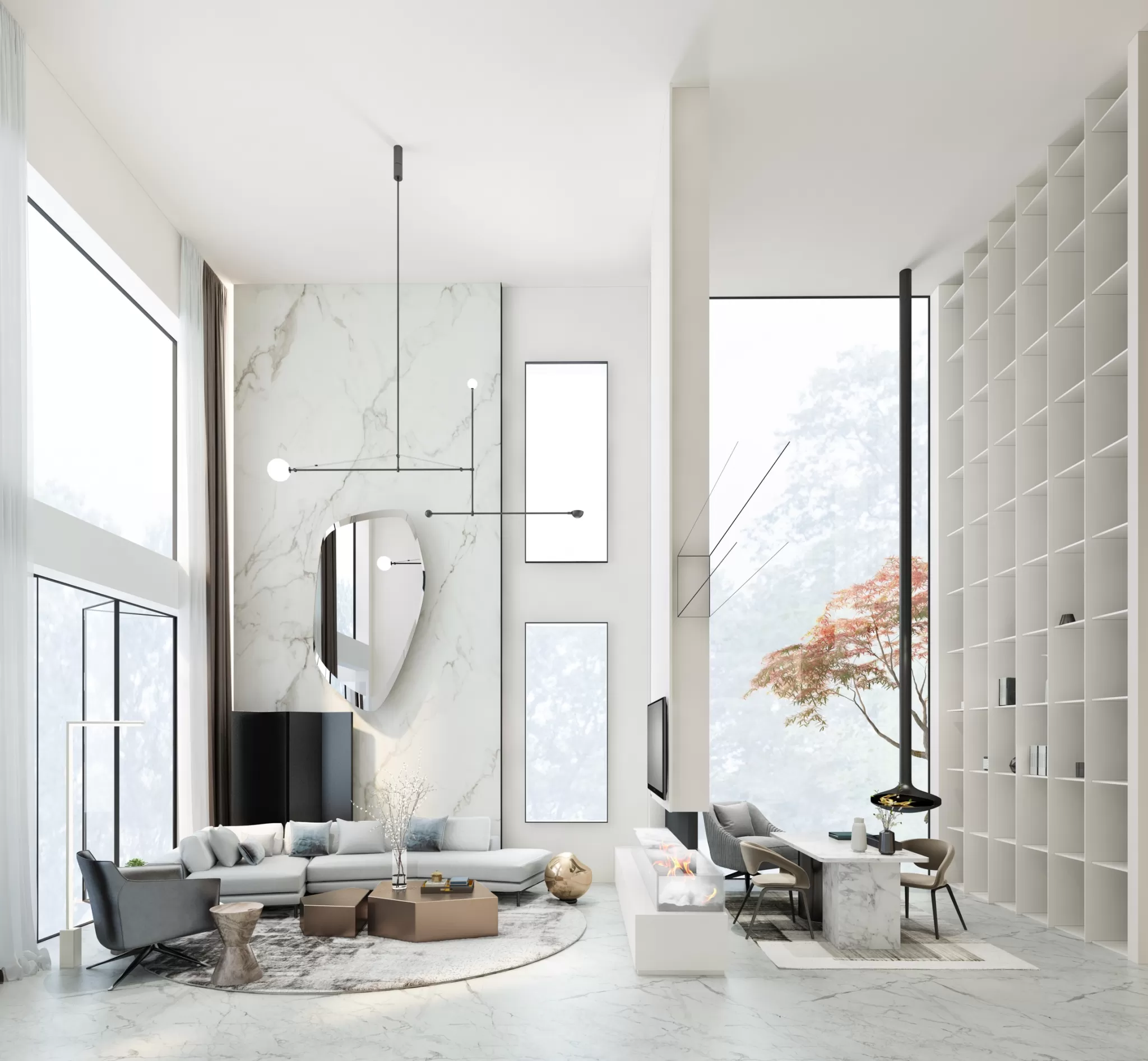 INTERIOR 3D SCENES – MINIMALIST STYLE – 0003