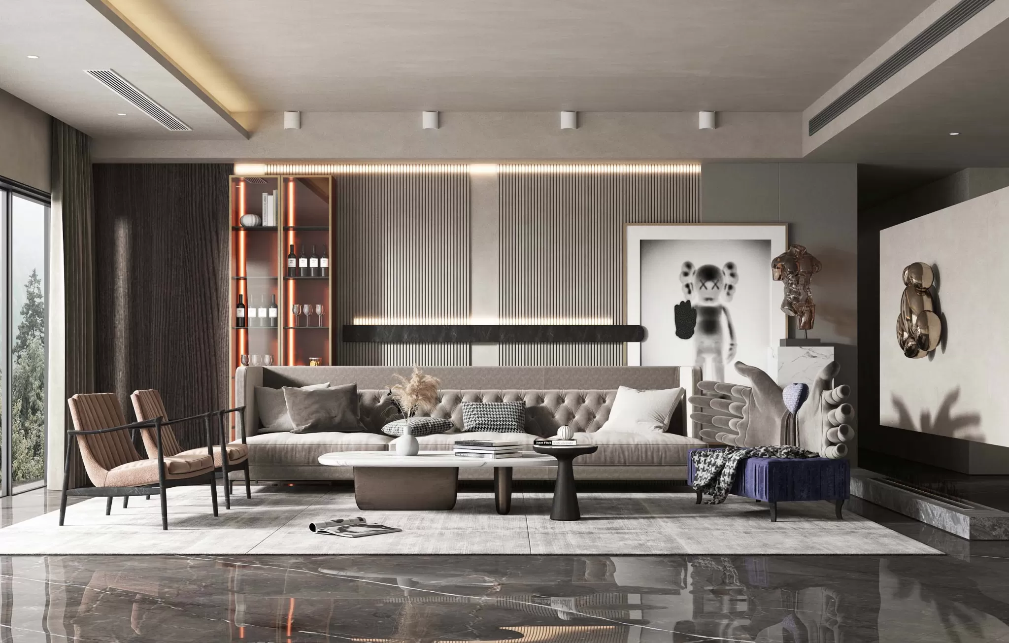 INTERIOR 3D SCENES – MINIMALIST STYLE – 0004