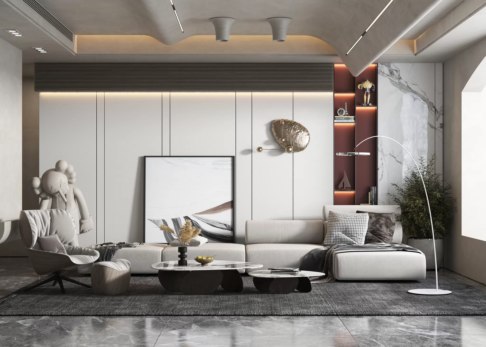 INTERIOR 3D SCENES – MINIMALIST STYLE – 0007